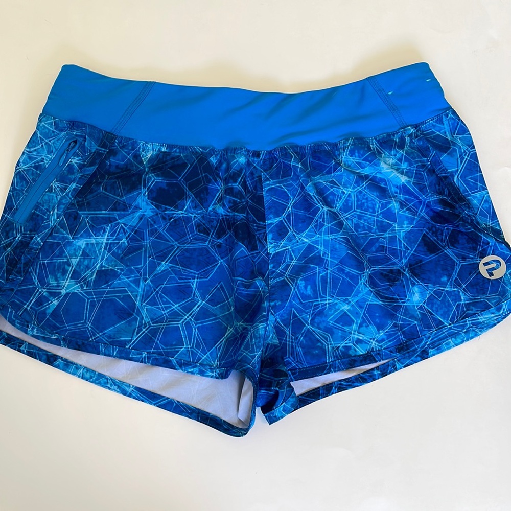 Pelagic womens blue swim athletic shorts boardshorts
